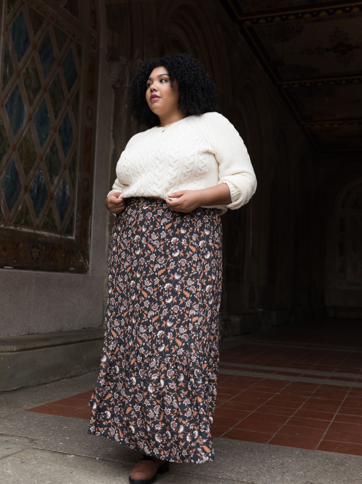 Catherine Flounce Maxi Skirt sold by Able product image thumbnail 4
