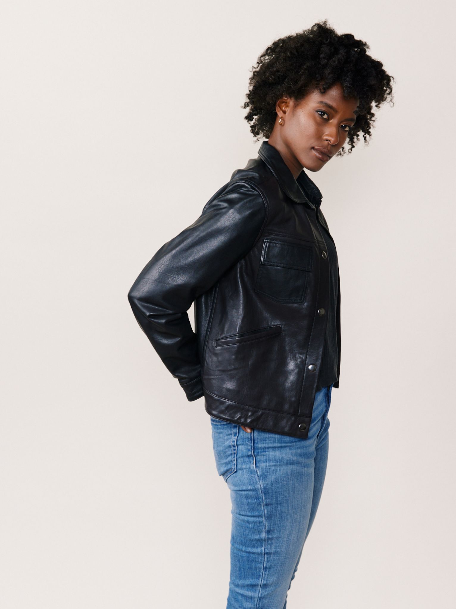 Annie Leather Jacket sold by Able product image thumbnail 3