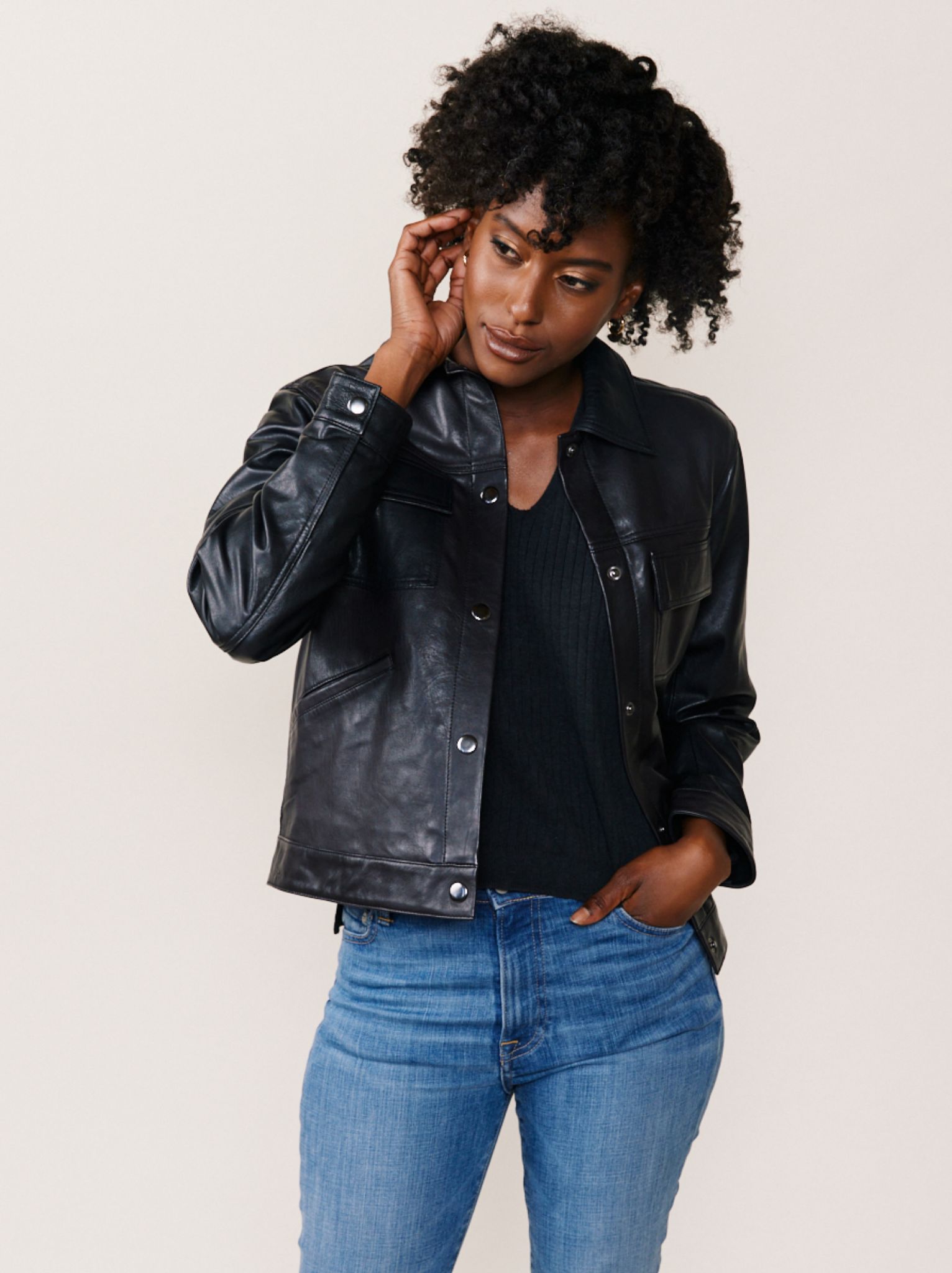 Annie Leather Jacket sold by Able product image thumbnail 2