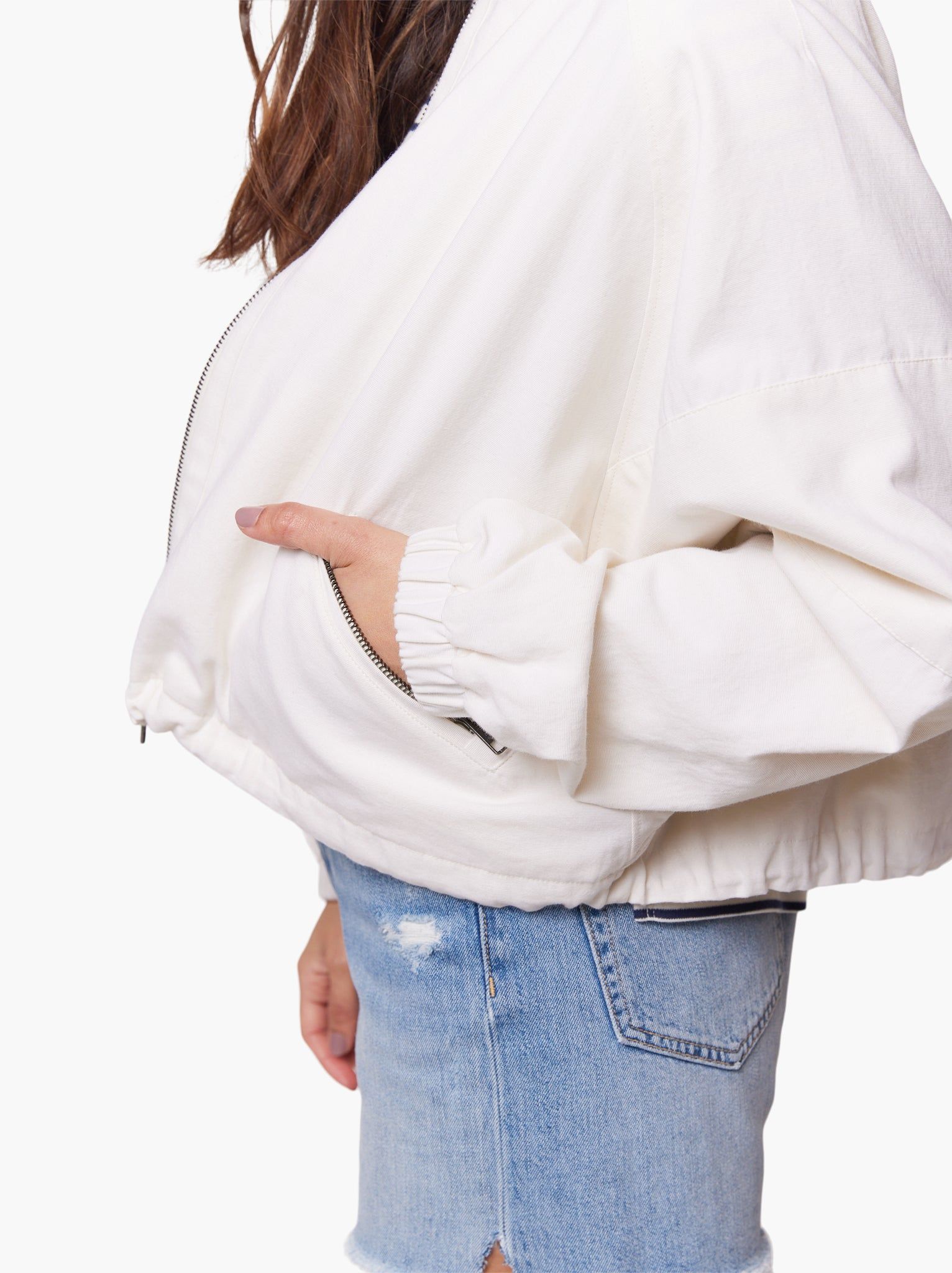 Bourke Crop Bomber Jacket sold by Able product image thumbnail 3