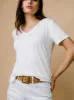 Meghan Drapey V-Neck Tee sold by Able