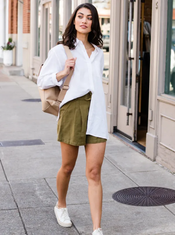 Wanda Pleated Short sold by Able