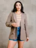 Heather Linen Blazer sold by Able