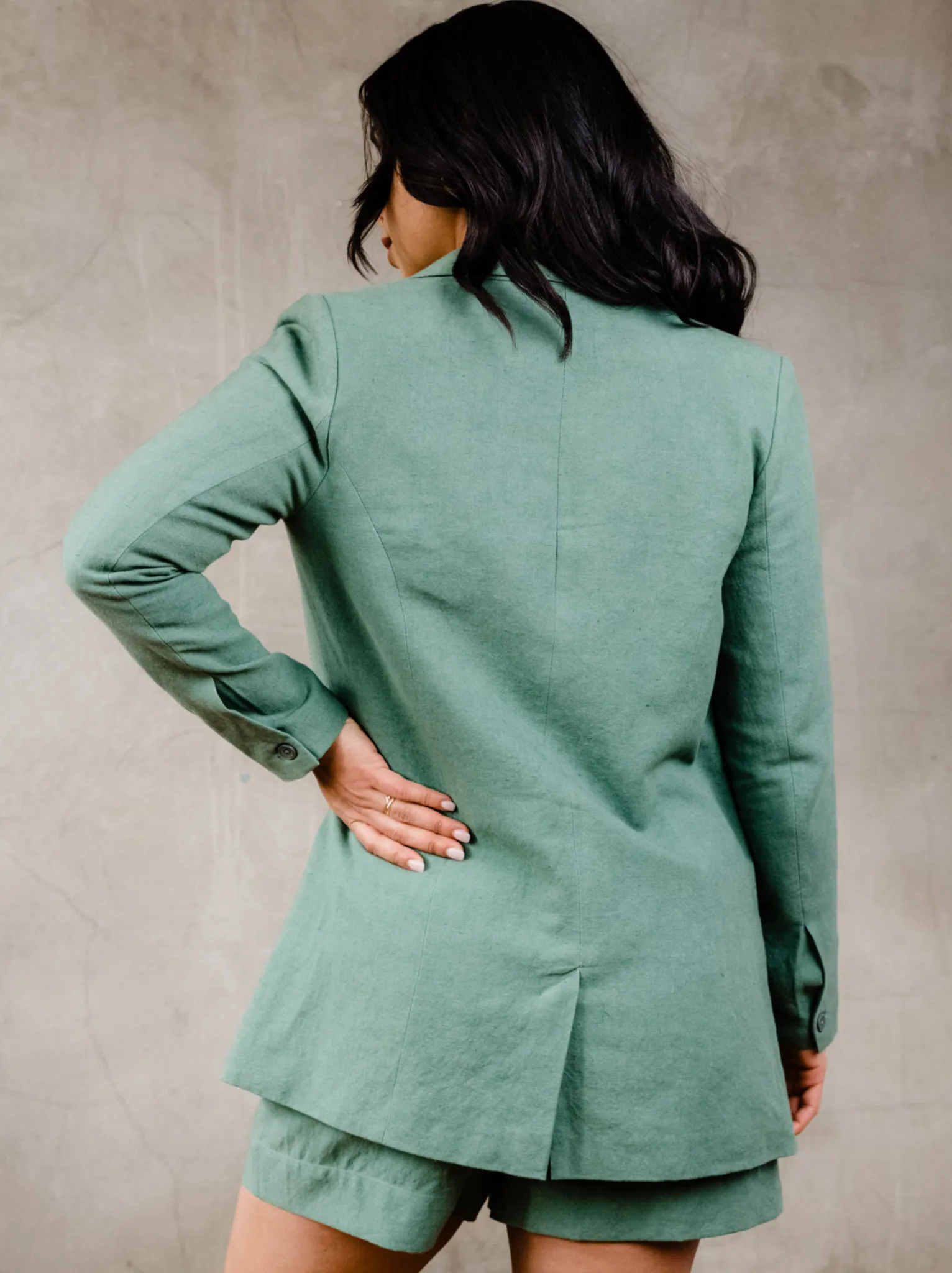 Heather Linen Blazer sold by Able product image thumbnail 3