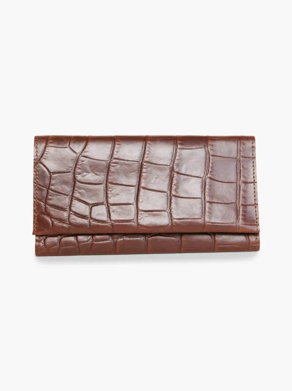 Debre Croc-Embossed Wallet sold by Able