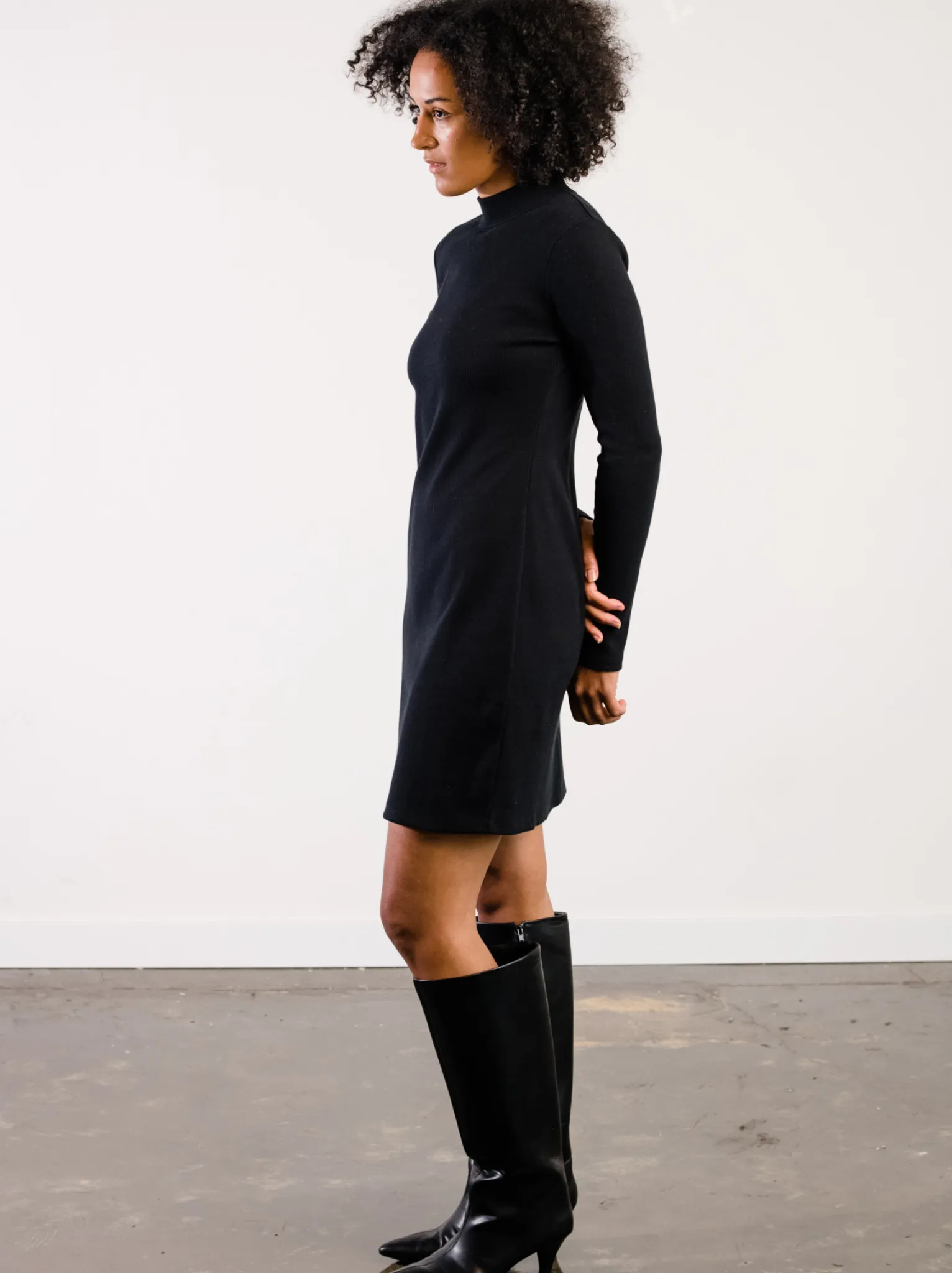 Lilith Mock Neck Mini Dress sold by Able product image thumbnail 3