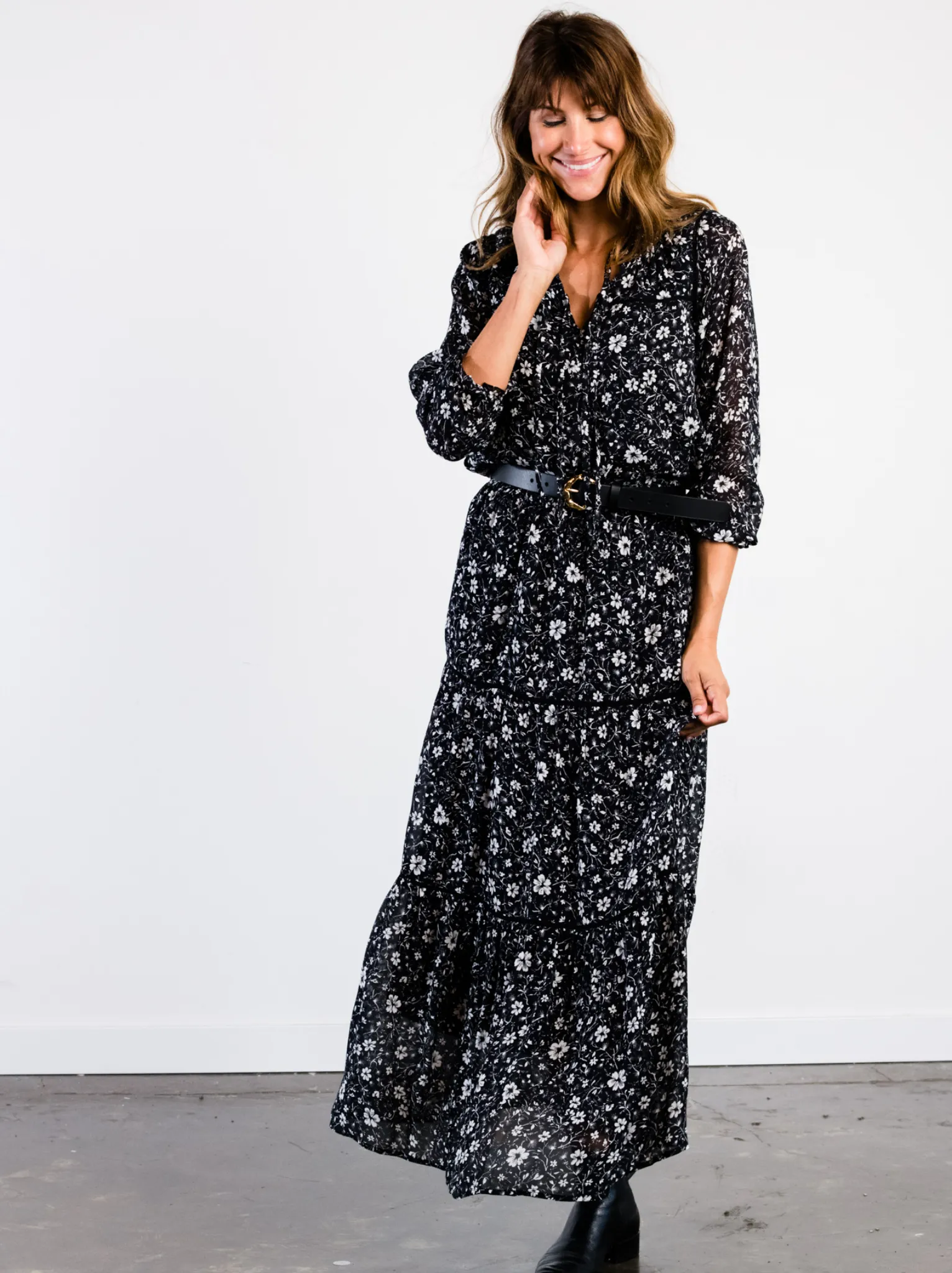 Erin Tiered Maxi Skirt sold by Able product image thumbnail 3