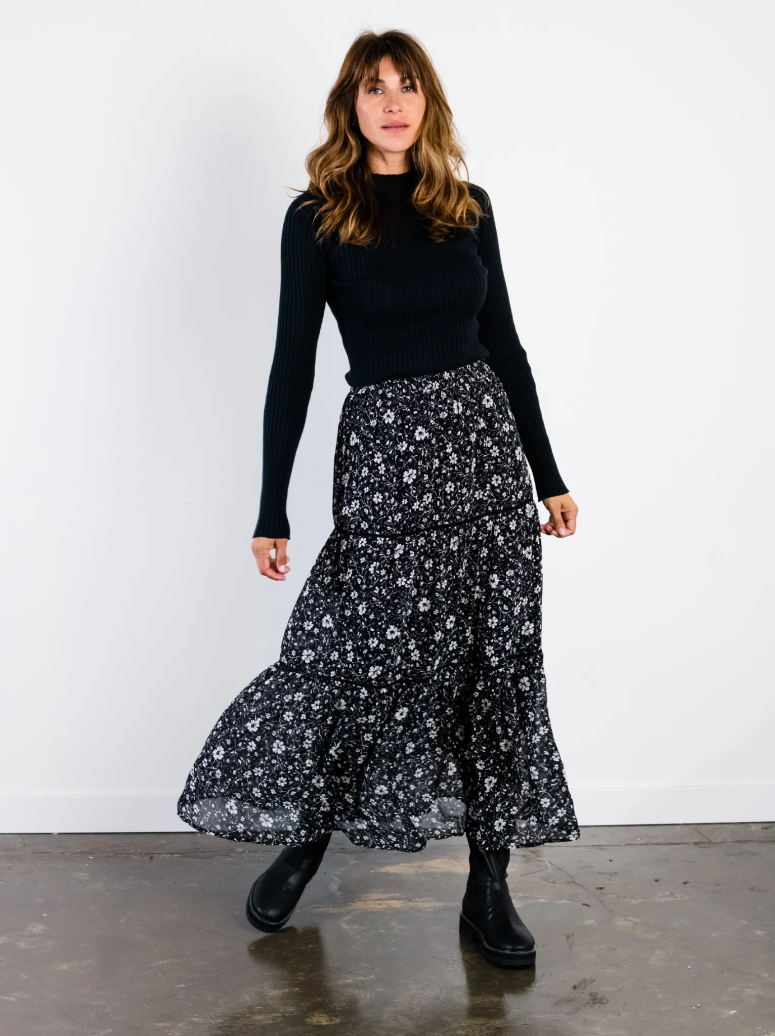 Erin Tiered Maxi Skirt sold by Able product image thumbnail 2
