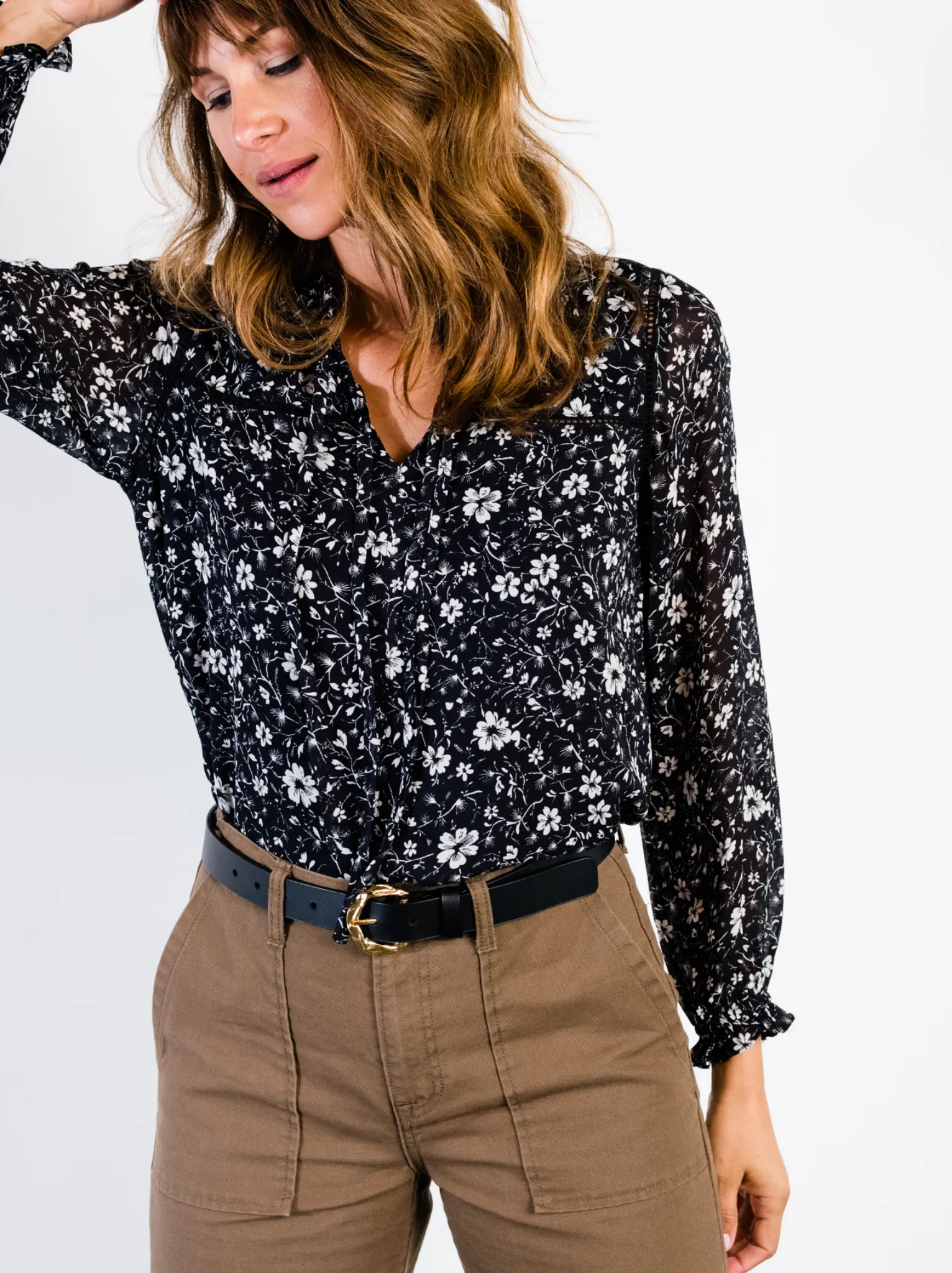 Annette Tie Blouse sold by Able