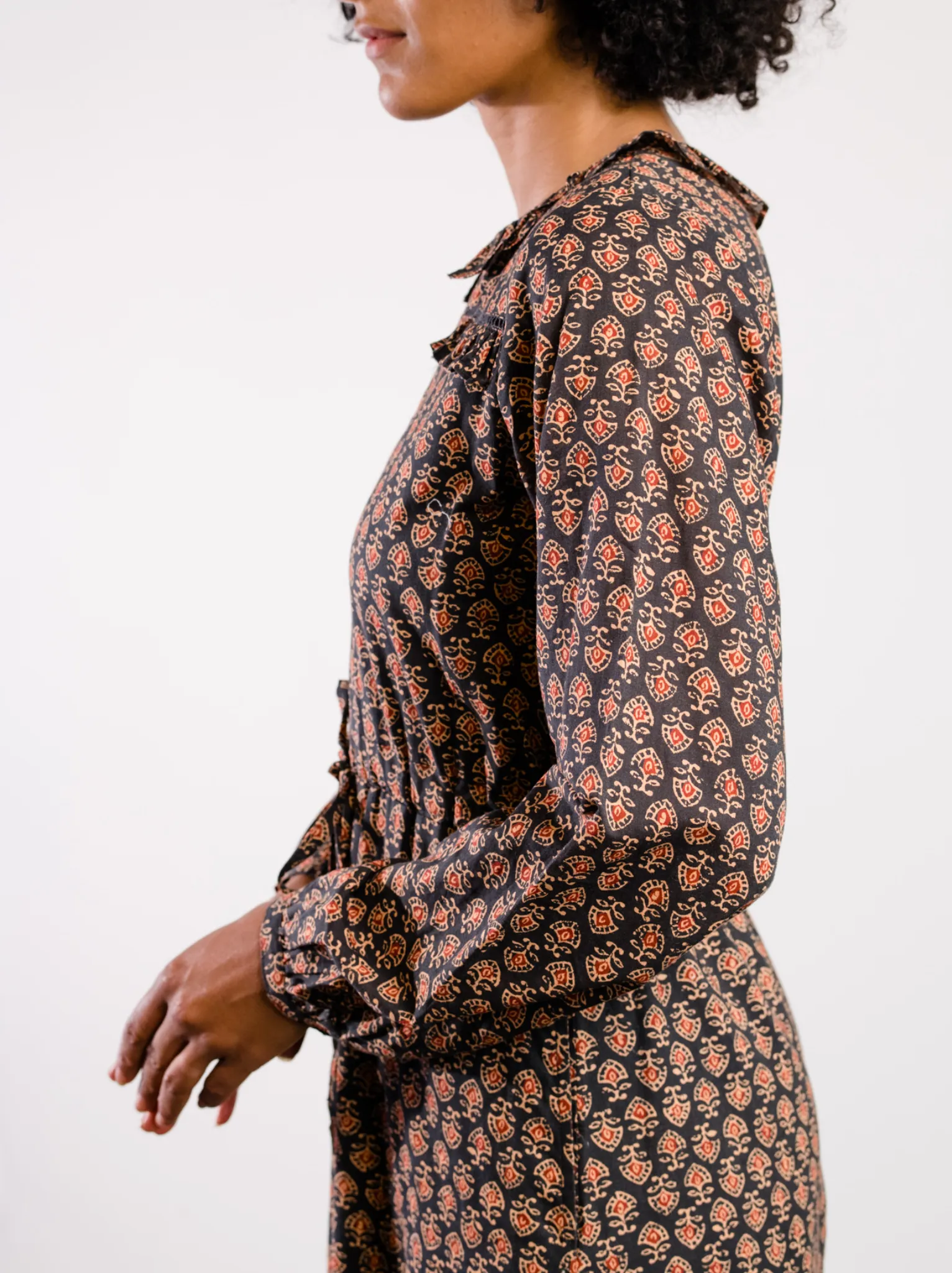 Caroline Ruffle Maxi Dress sold by Able product image thumbnail 3