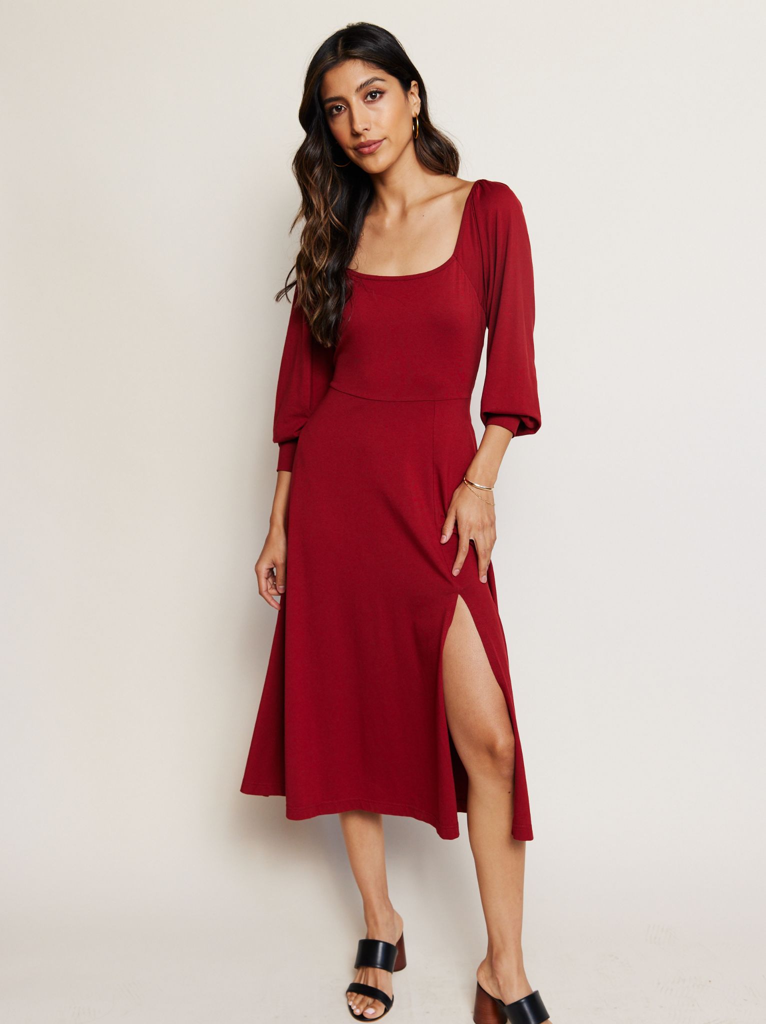 Rita Square Neck Midi Dress sold by Able product image thumbnail 2
