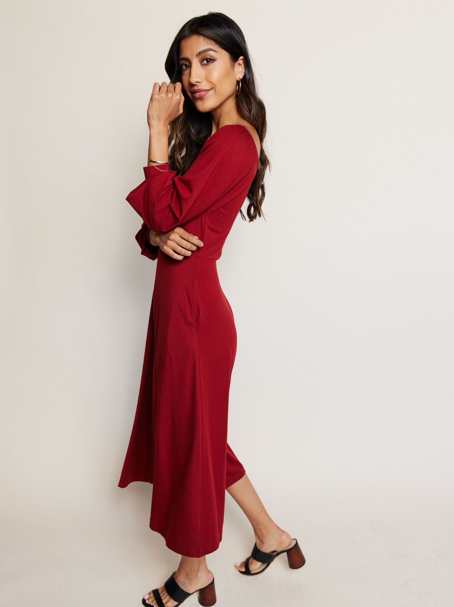 Rita Square Neck Midi Dress sold by Able product image thumbnail 3