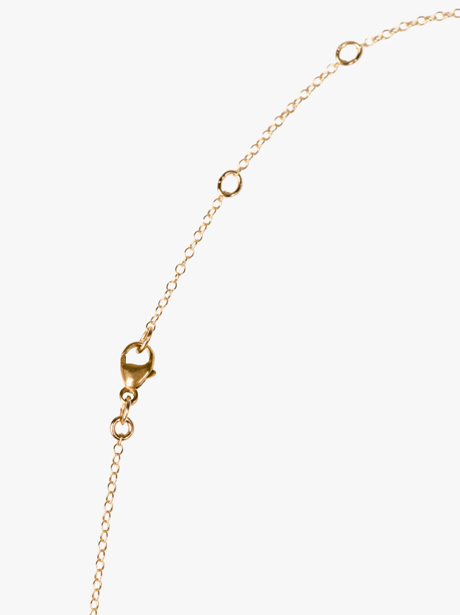 Triple Emerald Drop Necklace sold by Able product image thumbnail 4