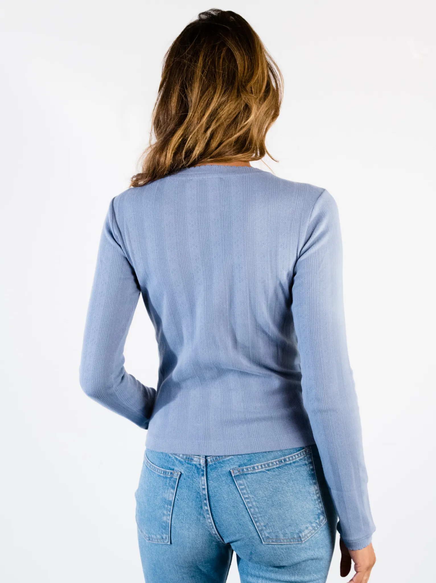 Harper Pointelle Knit Top sold by Able product image thumbnail 5