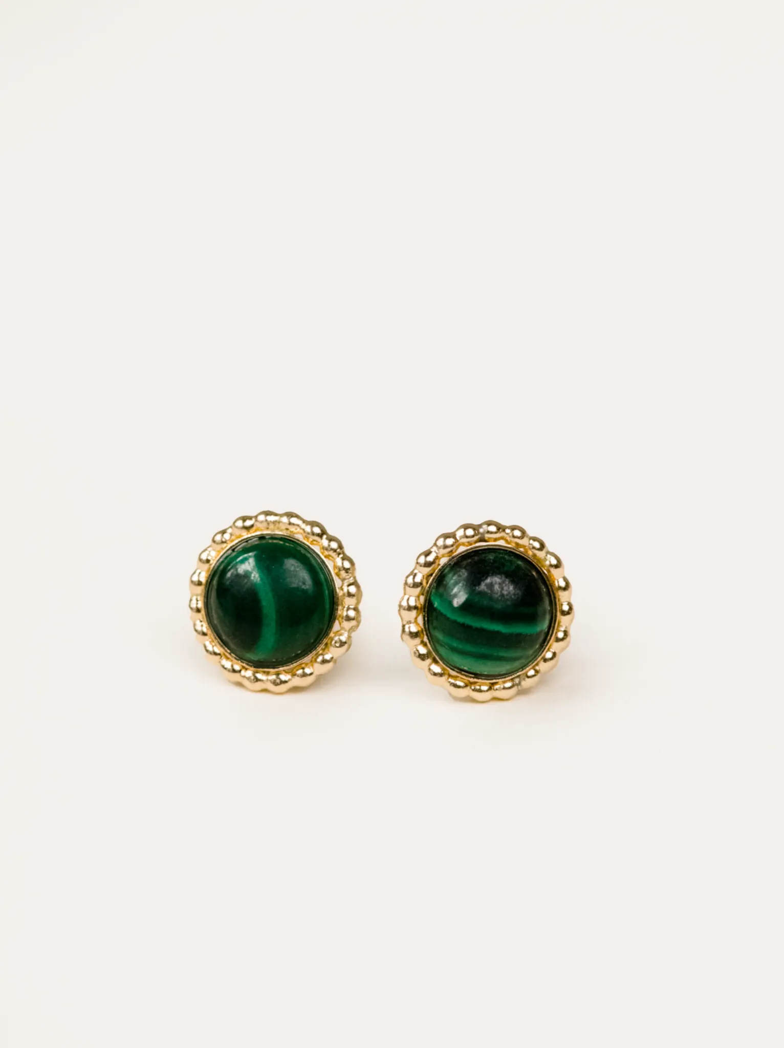 Malachite Halo Studs sold by Able product image thumbnail 2