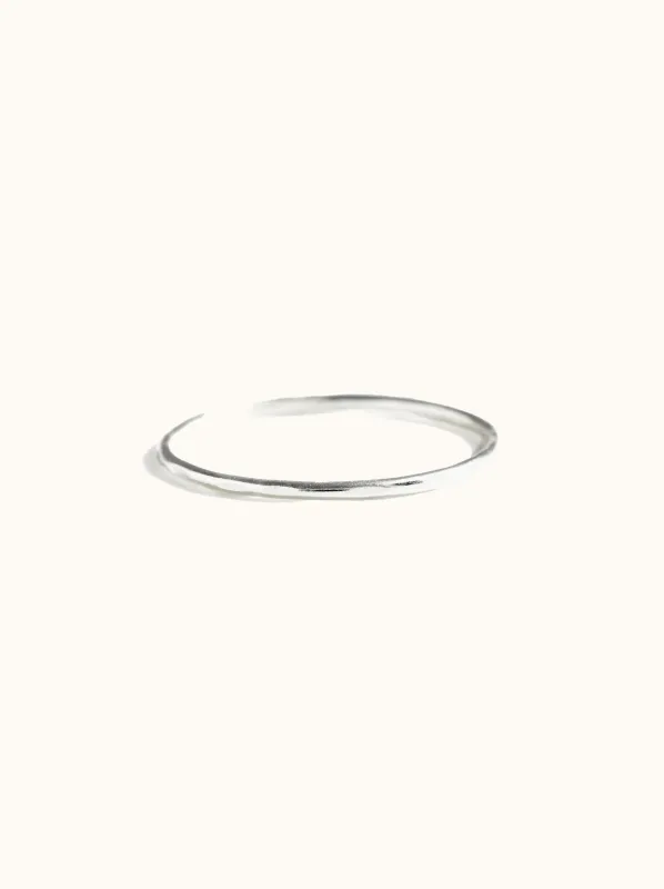 Hammered Stacking Ring sold by Able