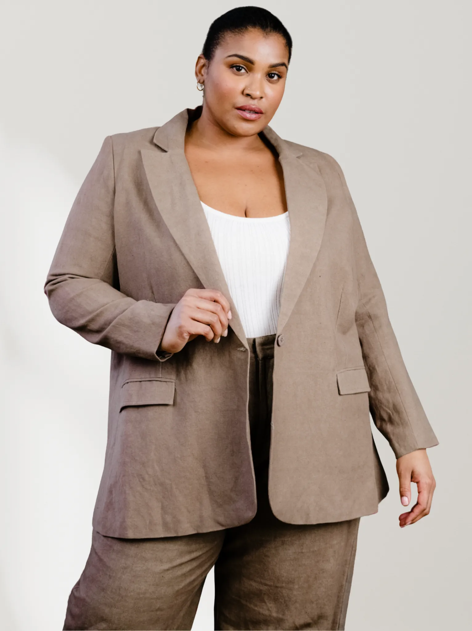 Heather Linen Blazer sold by Able product image thumbnail 3