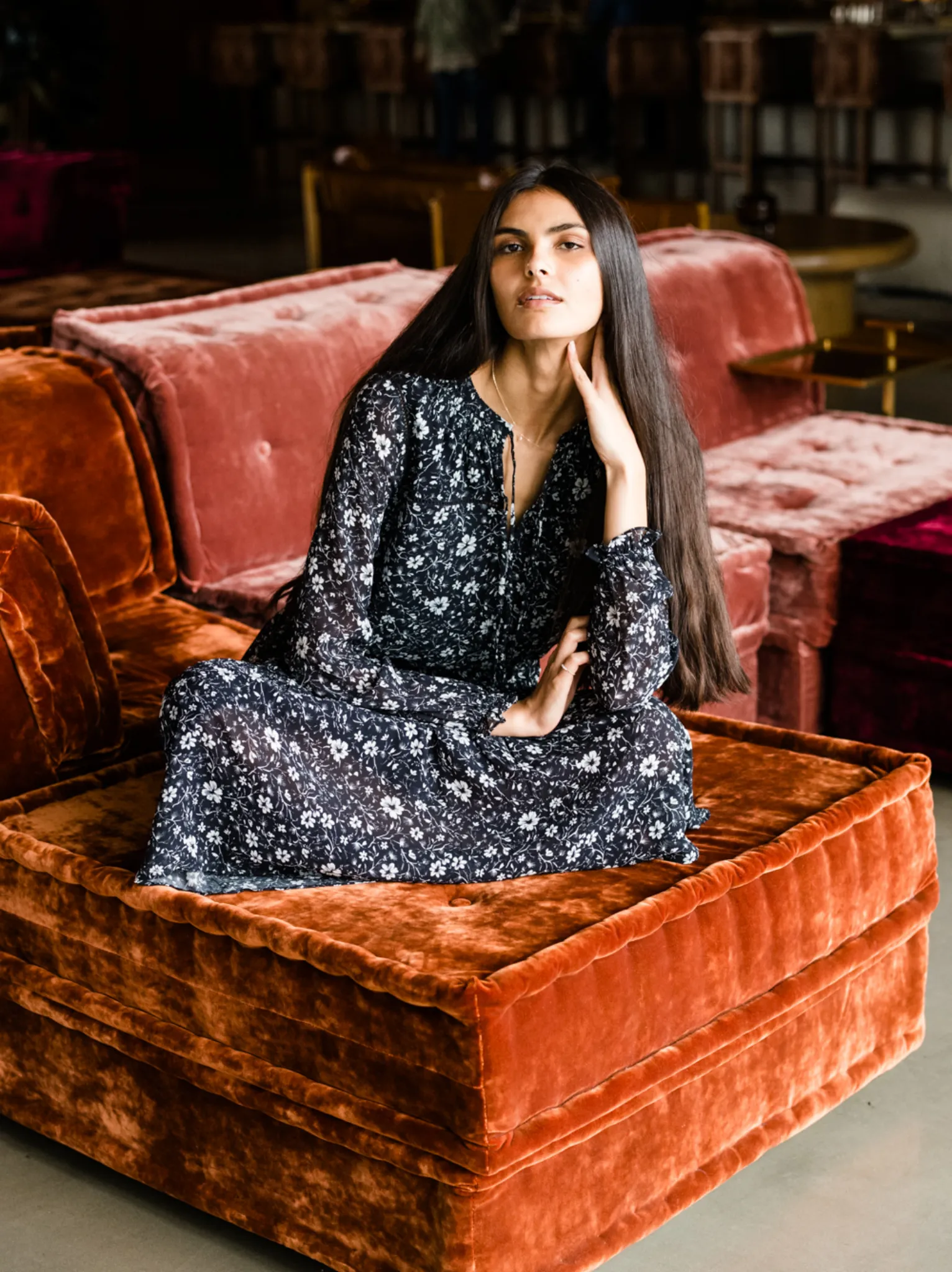 Erin Tiered Maxi Skirt sold by Able product image thumbnail 4