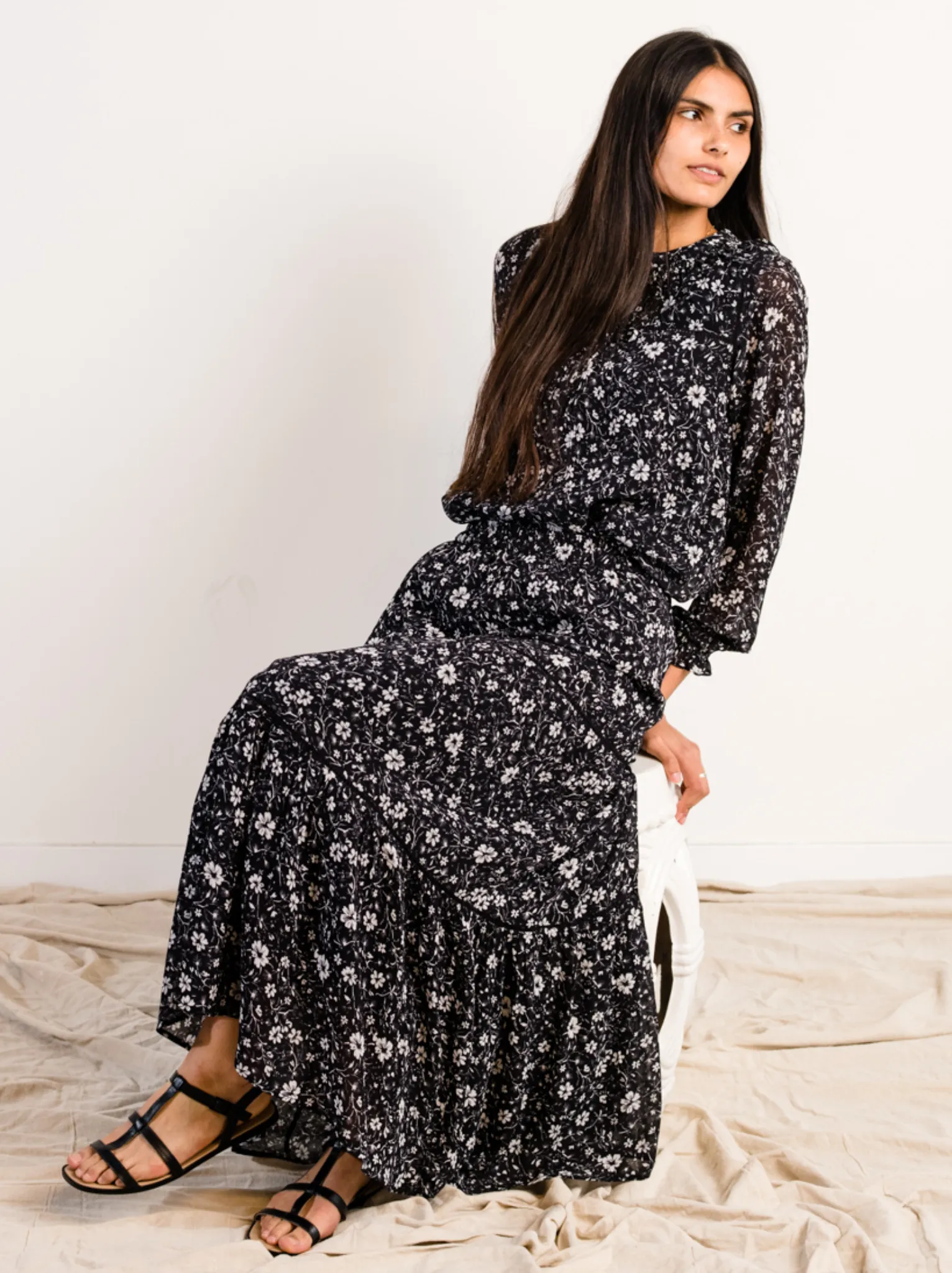 Erin Tiered Maxi Skirt sold by Able product image thumbnail 3