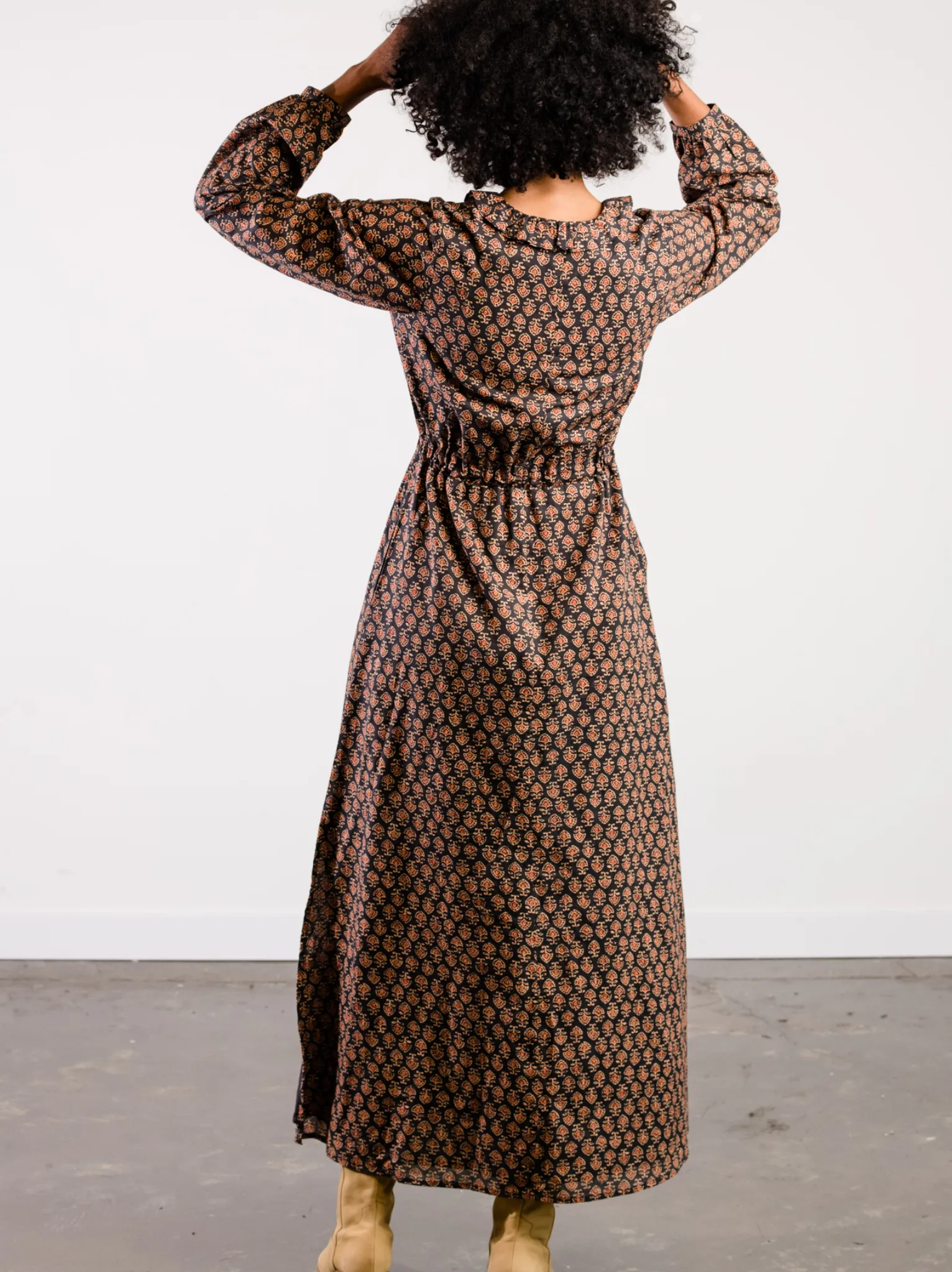 Caroline Ruffle Maxi Dress sold by Able product image thumbnail 5