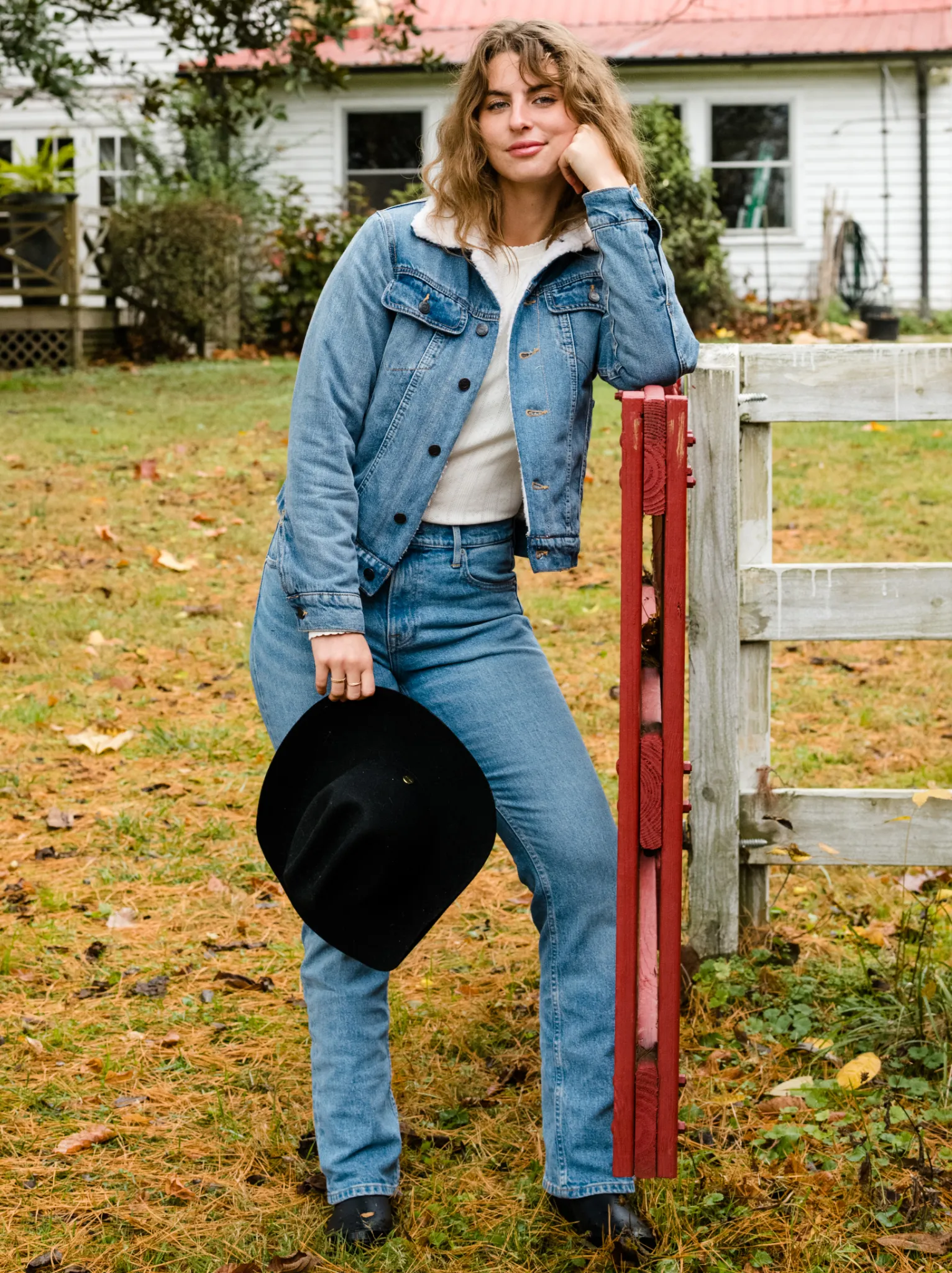 Shannon Sherpa Denim Jacket sold by Able