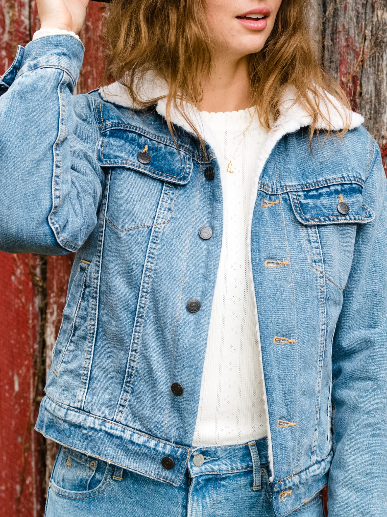 Shannon Sherpa Denim Jacket sold by Able product image thumbnail 2