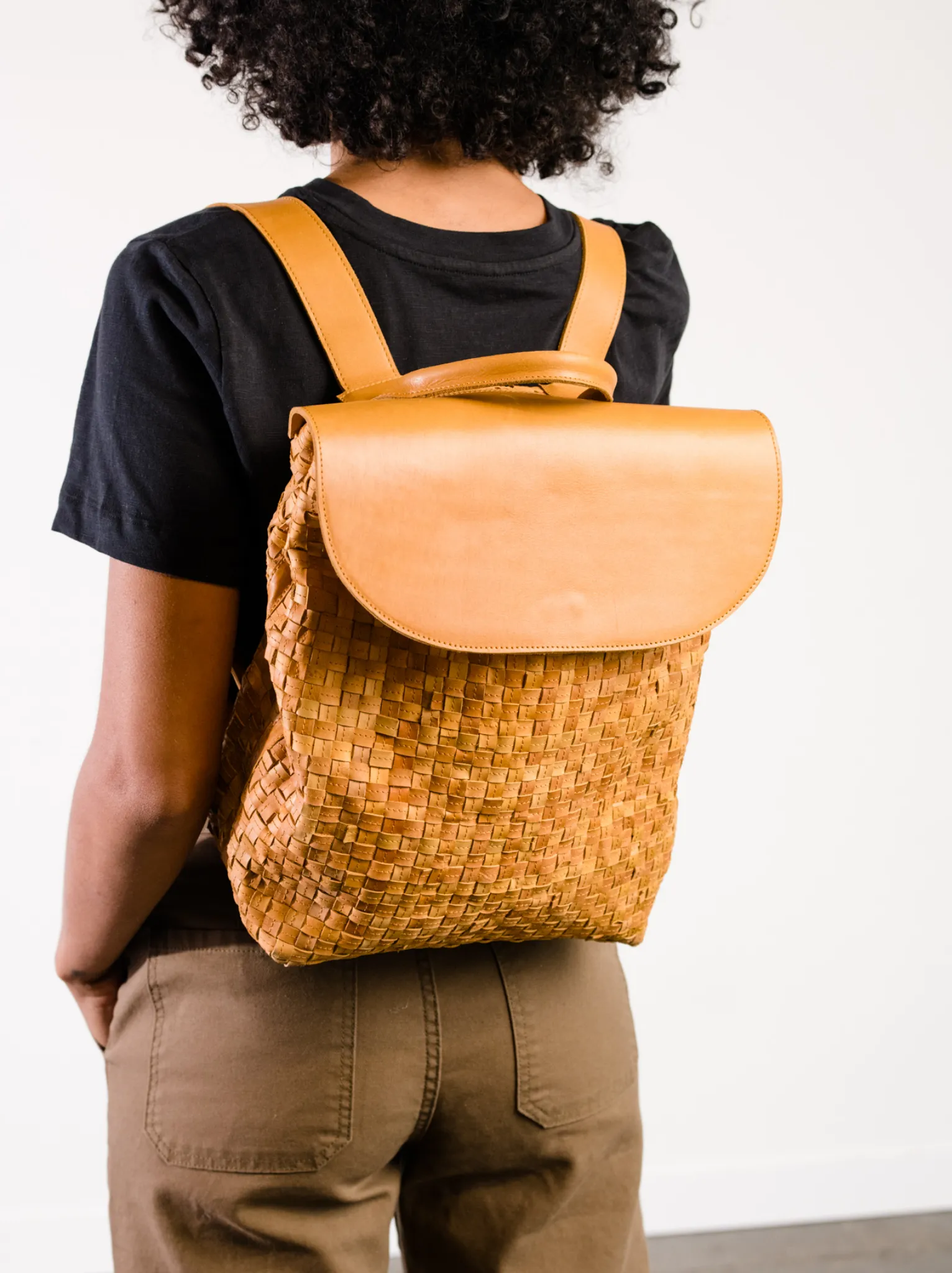 Elsa Basketweave Backpack sold by Able product image thumbnail 2