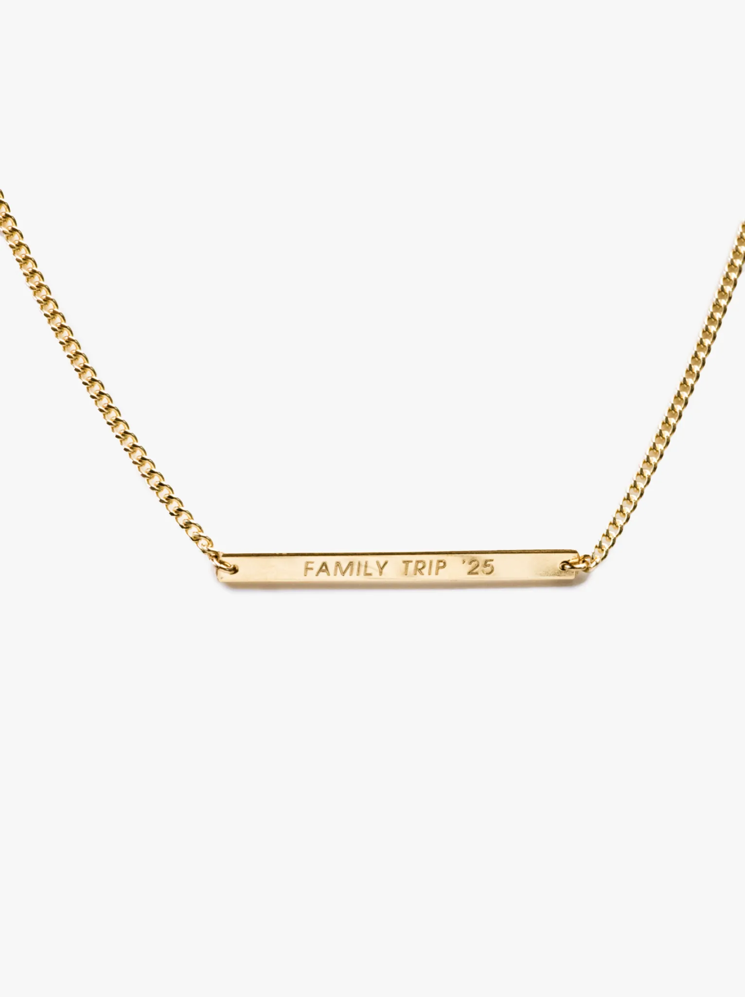 Personalized Curb Chain Necklace sold by Able product image thumbnail 3