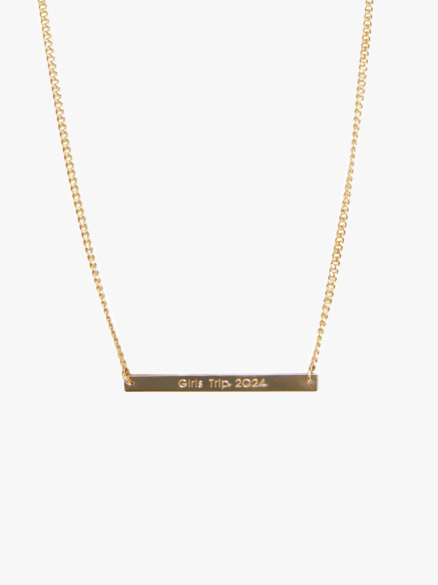 Personalized Curb Chain Necklace sold by Able product image thumbnail 2