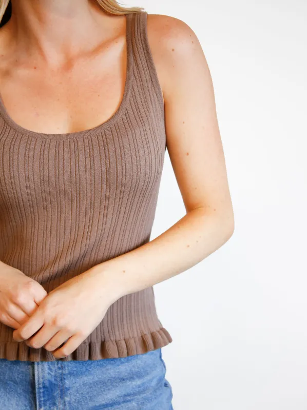 Hadley Rib-Knit Tank sold by Able