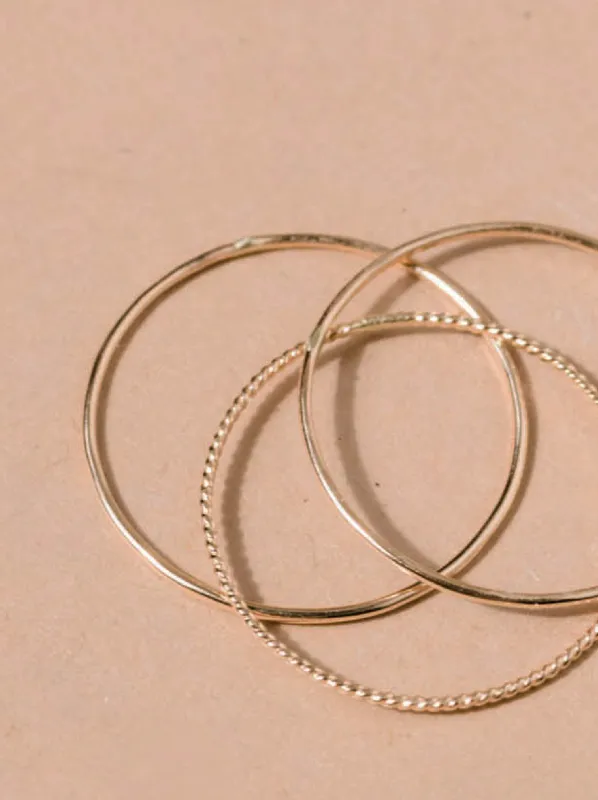 Ultra Thin Stacking Ring sold by Able