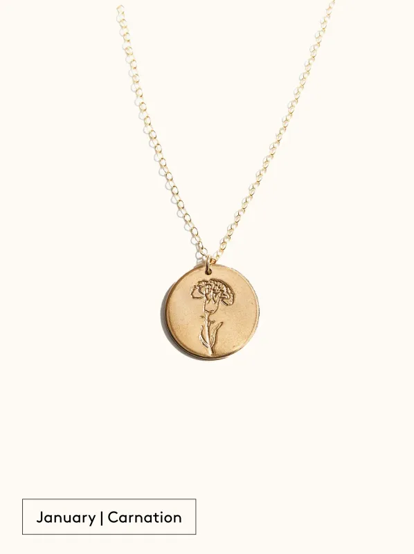 Bloom Birth Month Necklace sold by Able