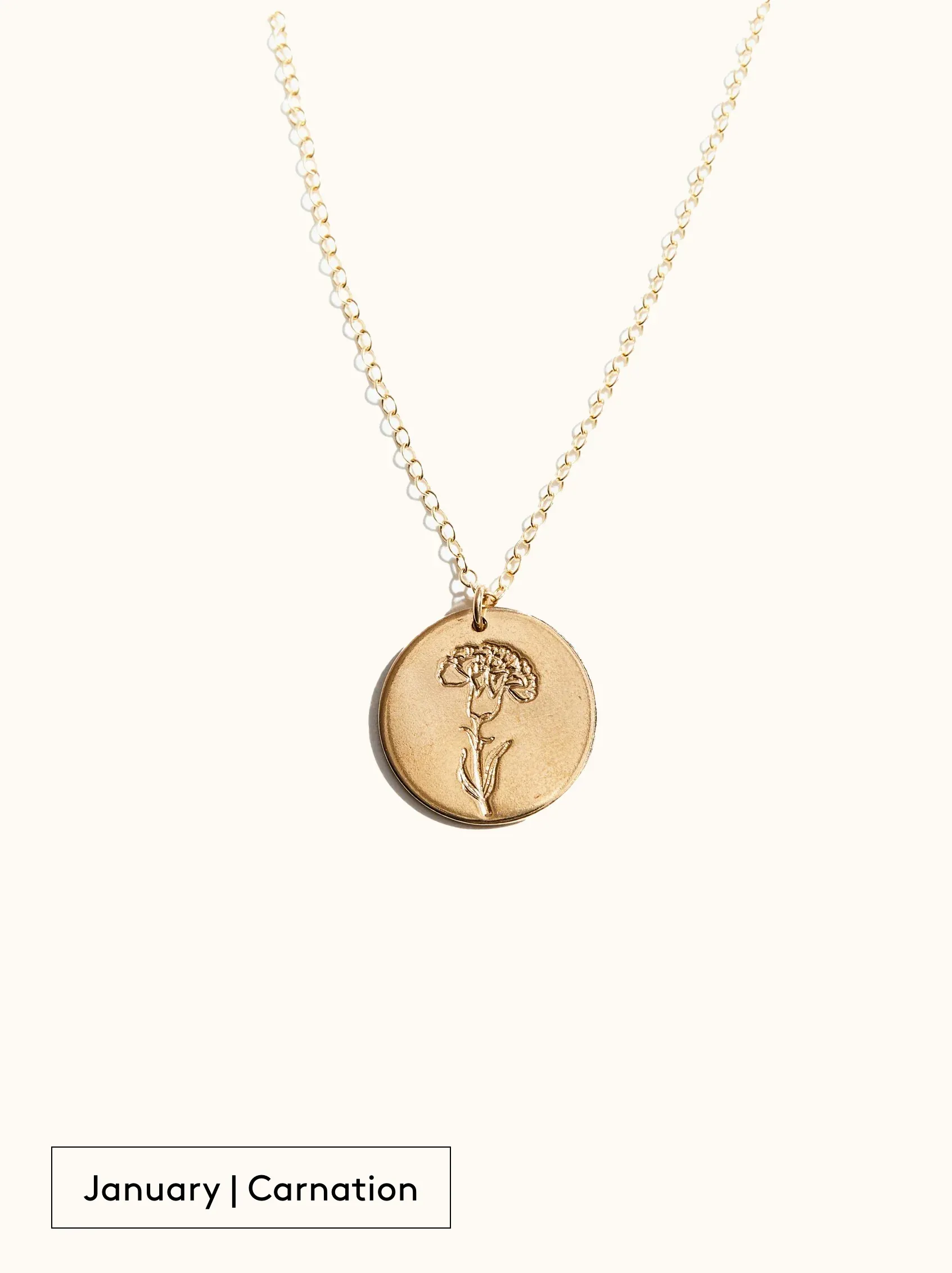 Bloom Birth Month Necklace sold by Able