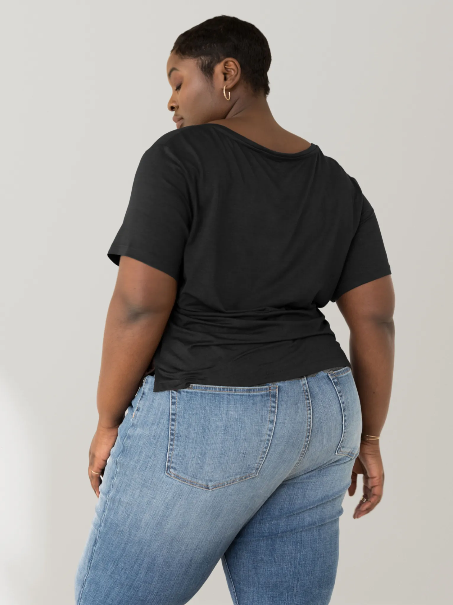 Meghan Drapey V-Neck Tee sold by Able product image thumbnail 4