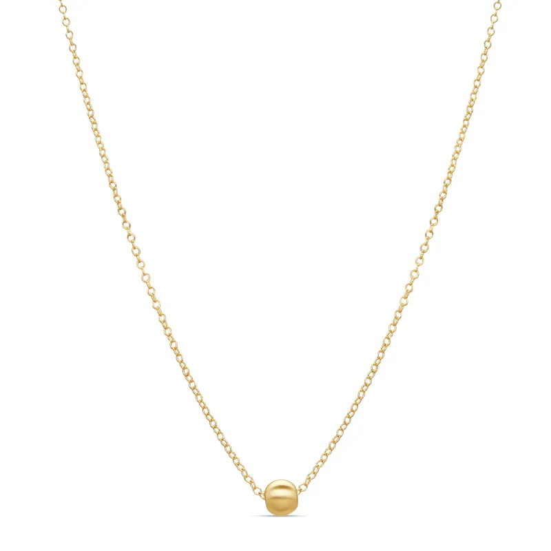 Carmen Lux Gold Sphere Necklace made by Able