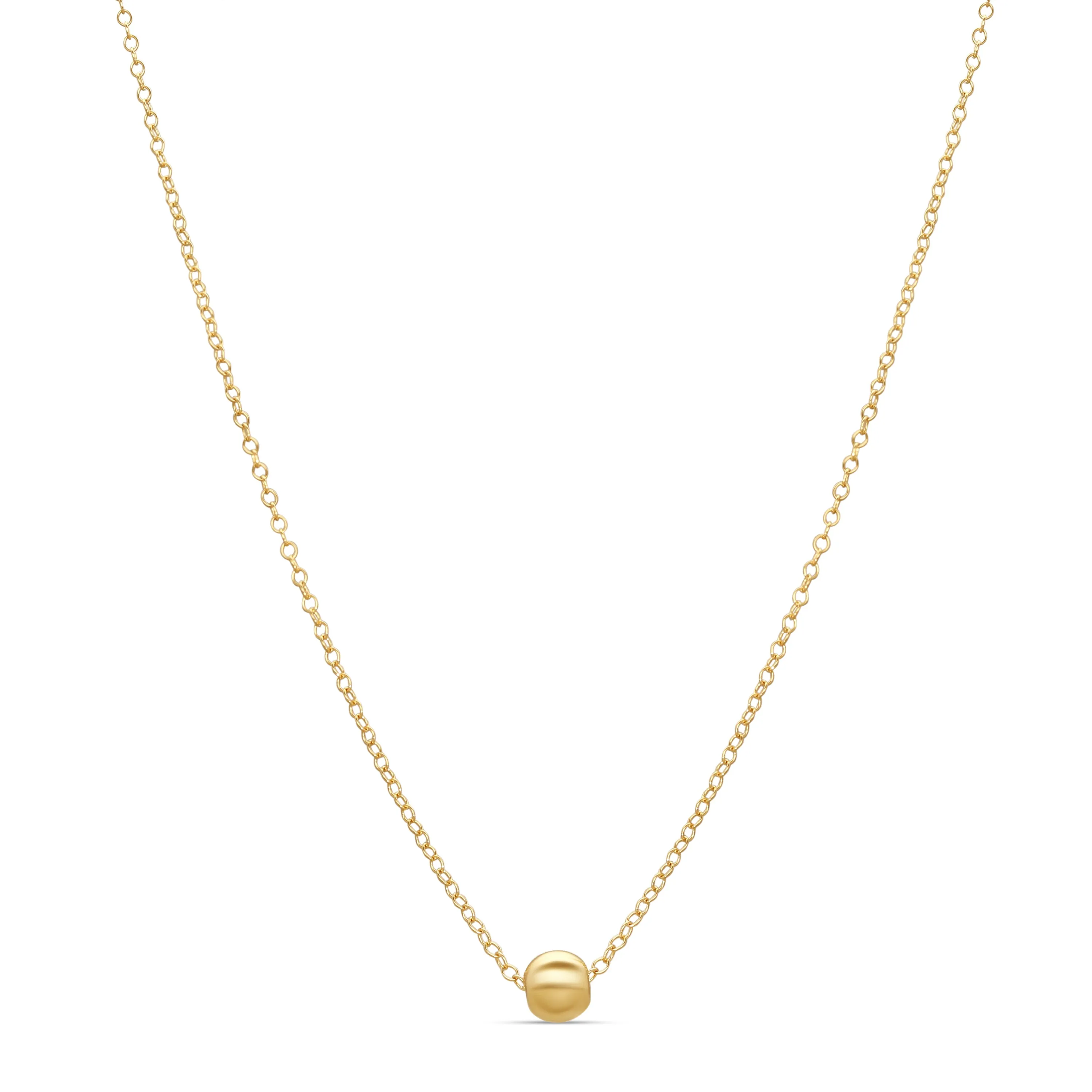 Carmen Lux Gold Sphere Necklace sold by Able