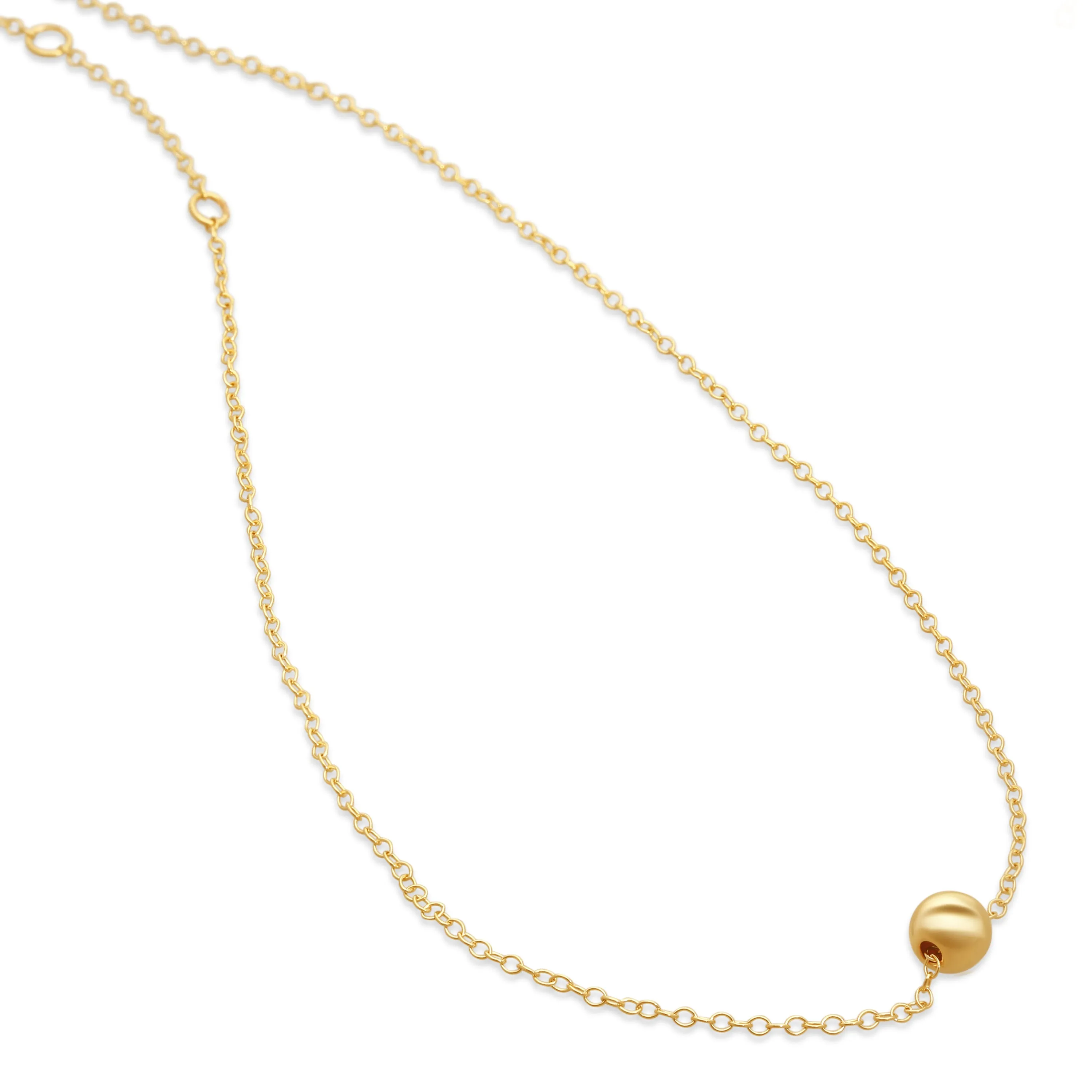 Carmen Lux Gold Sphere Necklace sold by Able product image thumbnail 2