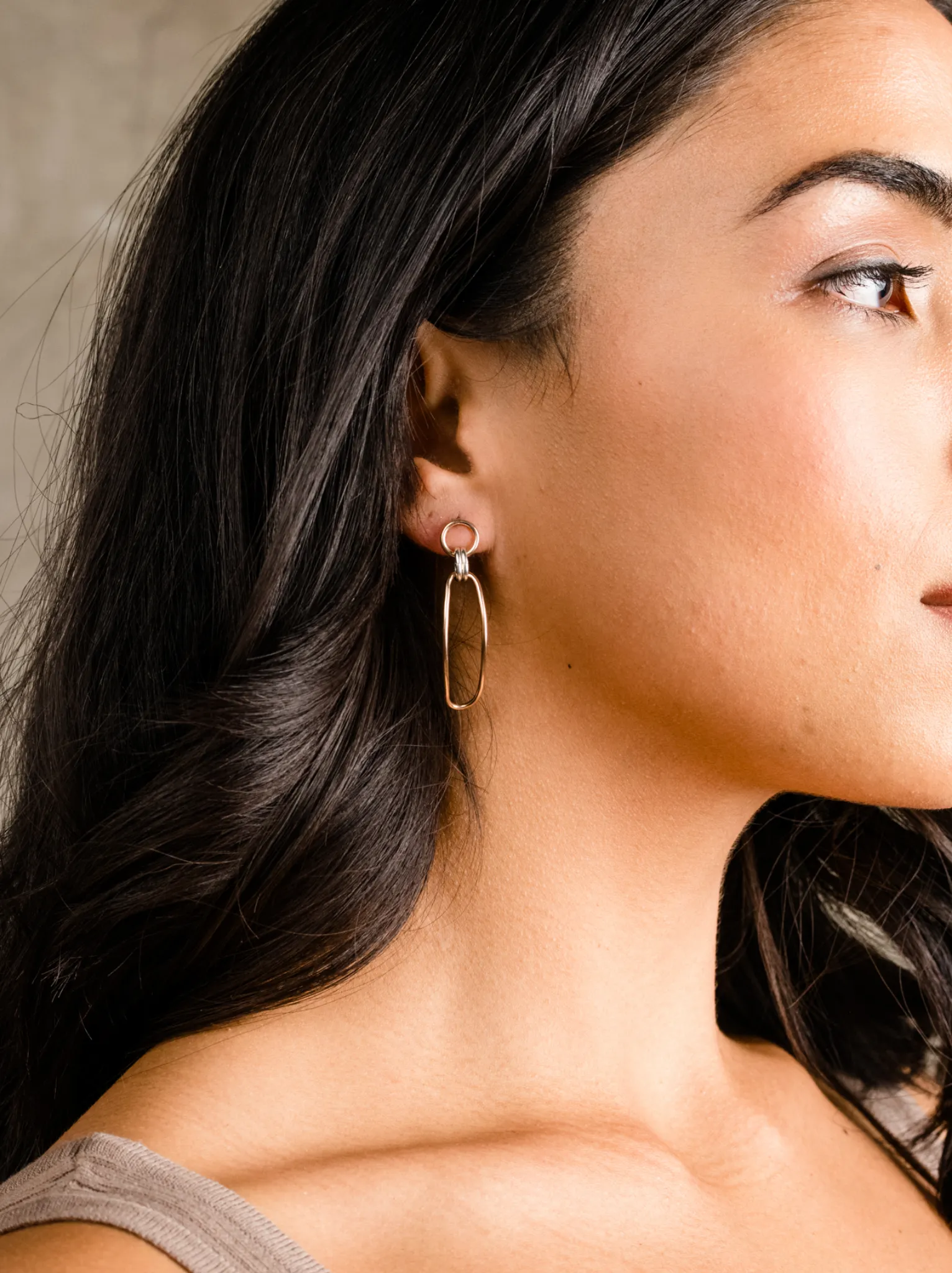 Date Night Two-Tone Drop Earrings sold by Able product image thumbnail 2