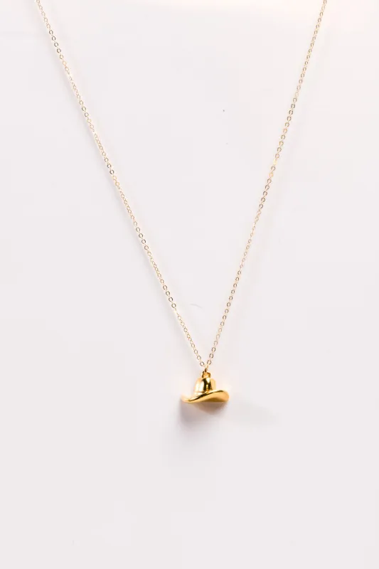 Clementine Cowboy Hat Necklace sold by Able