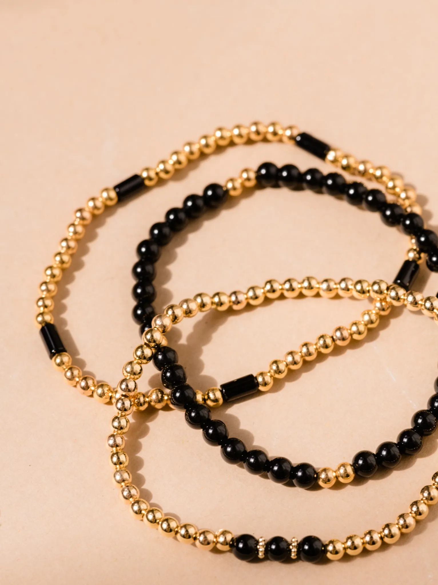 Onyx Beaded Stacker Bracelet sold by Able product image thumbnail 3