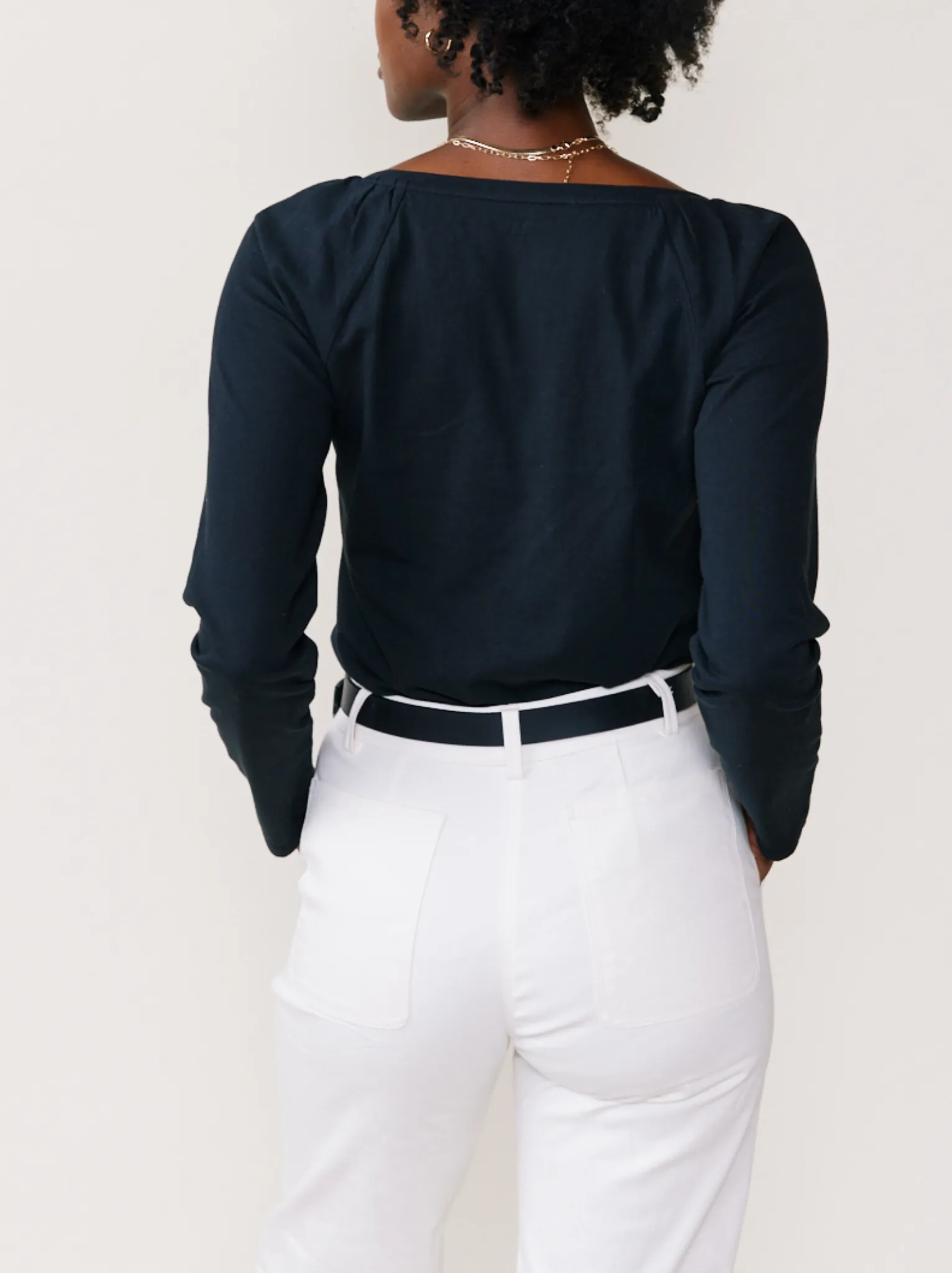 Marine Feminine Neck Tee sold by Able product image thumbnail 2