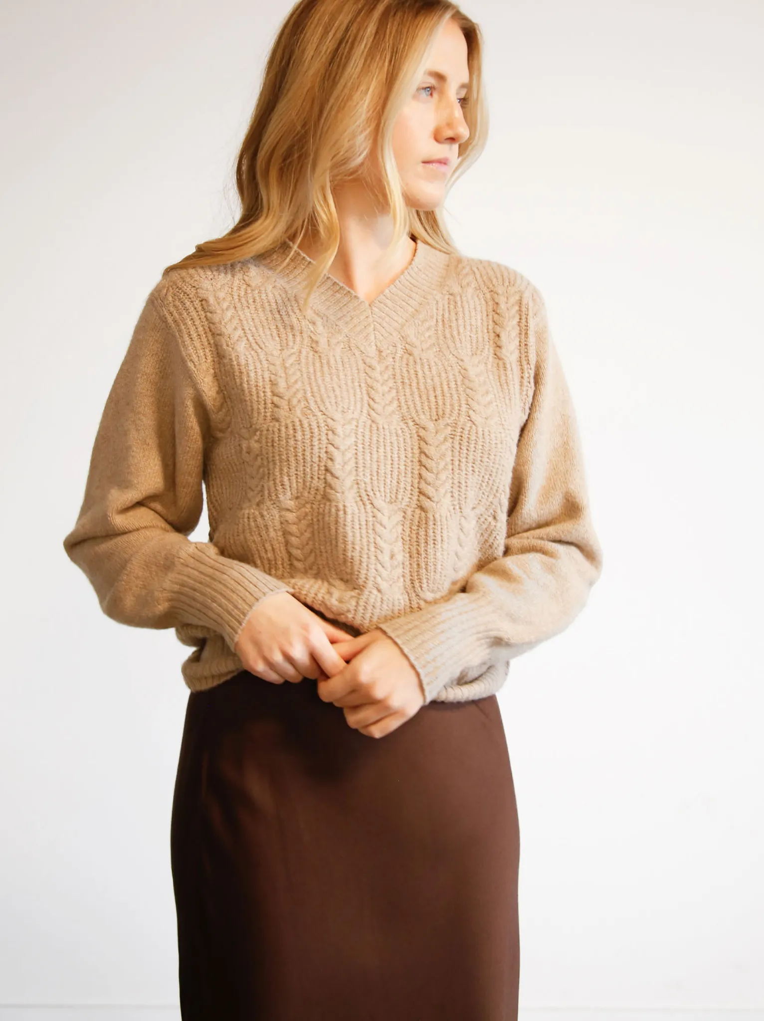Lindsey Cable Pullover Sweater sold by Able product image thumbnail 2