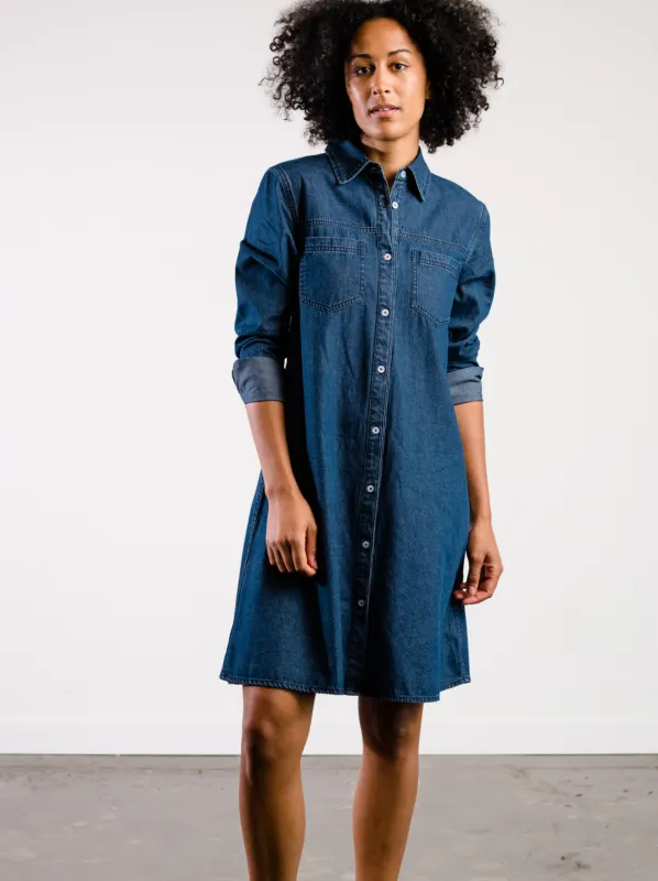 Kate Denim Swing Dress sold by Able