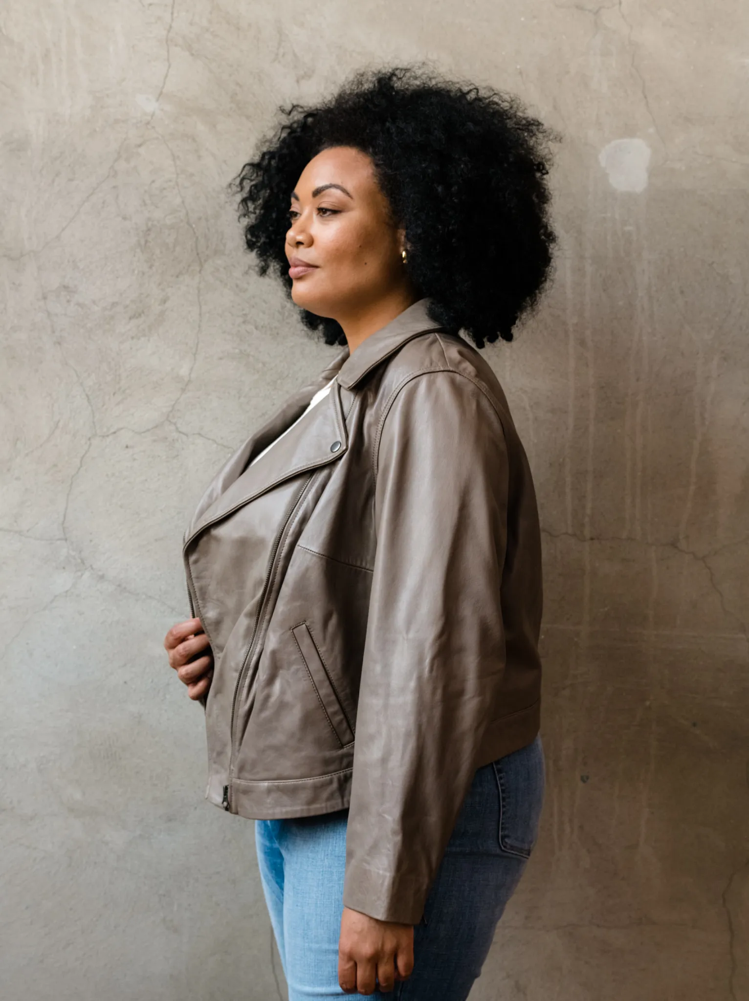 Maha Leather Jacket sold by Able product image thumbnail 3