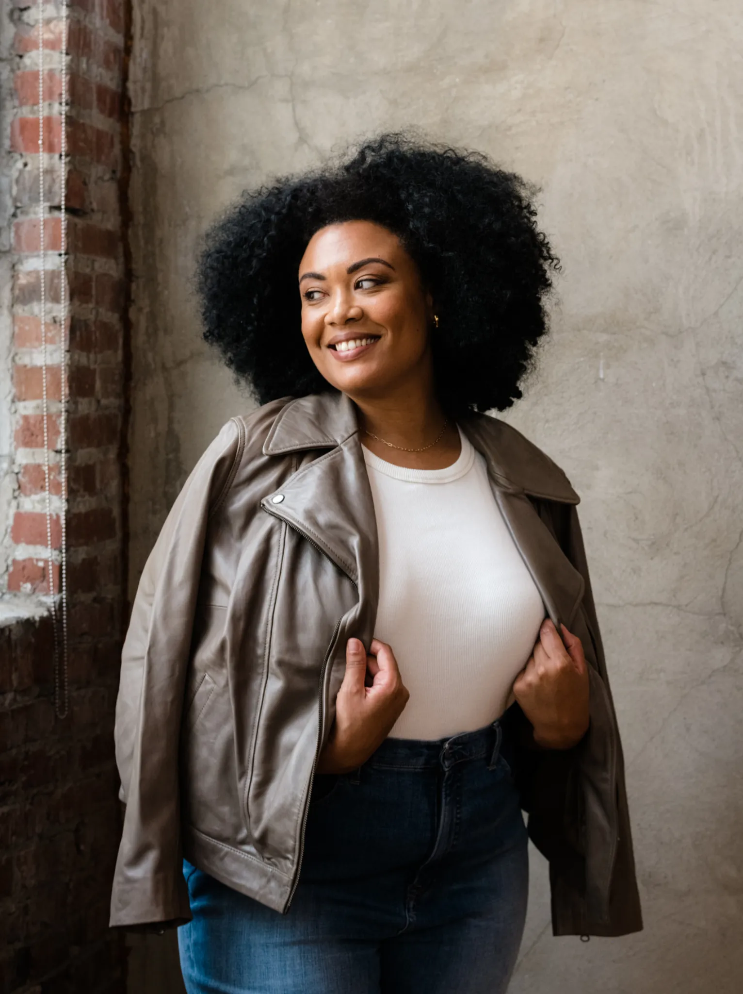 Maha Leather Jacket sold by Able product image thumbnail 2