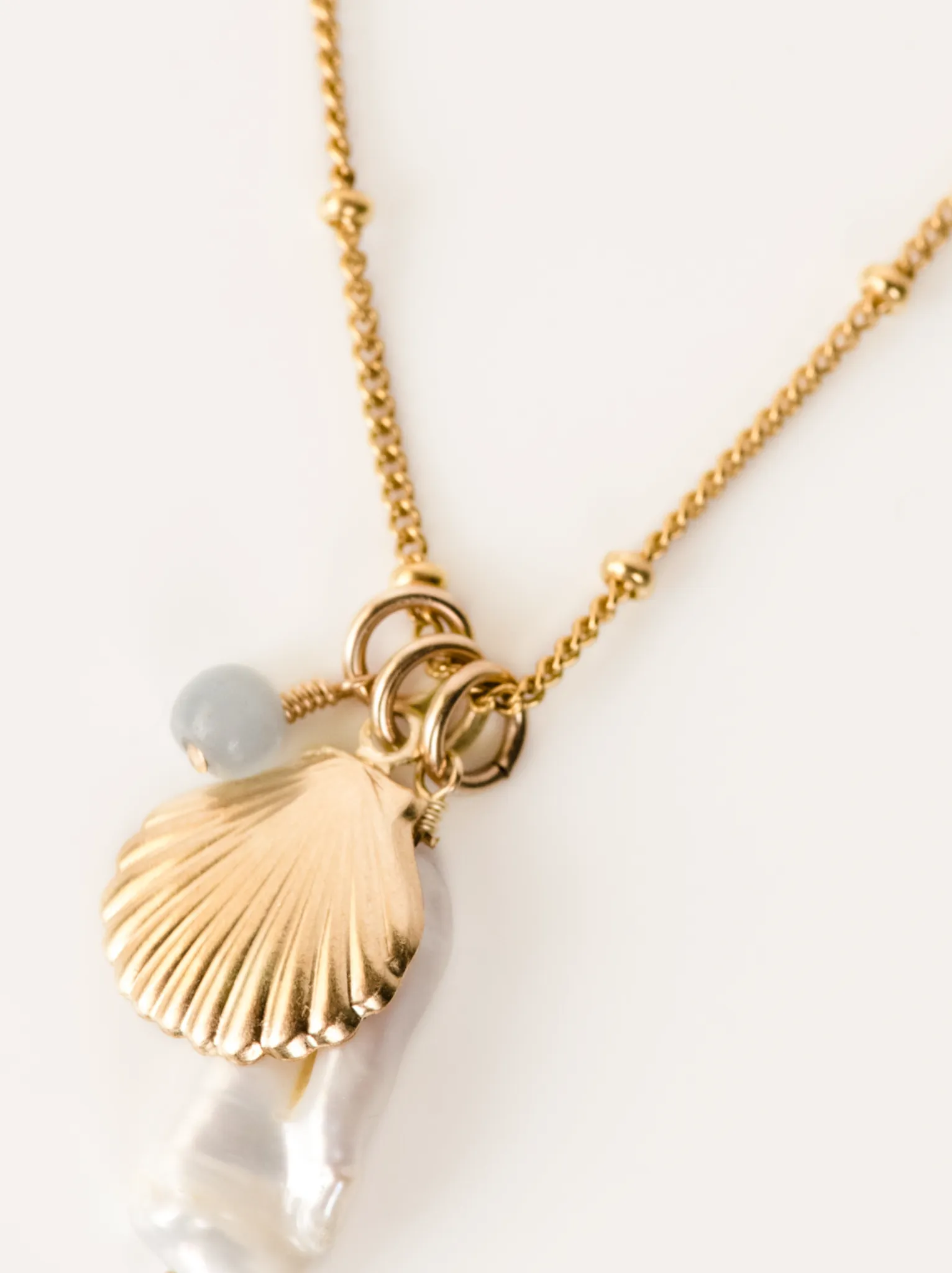 Pearl Seashell Pendant Necklace sold by Able product image thumbnail 3