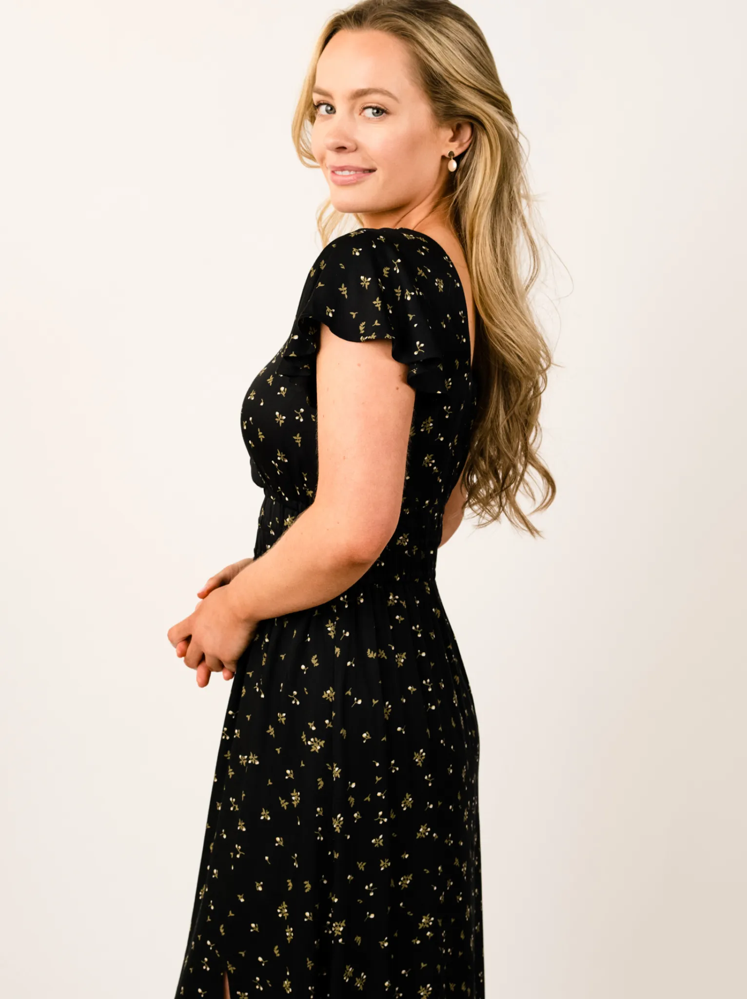 Isabella Smocked Maxi Dress sold by Able product image thumbnail 3