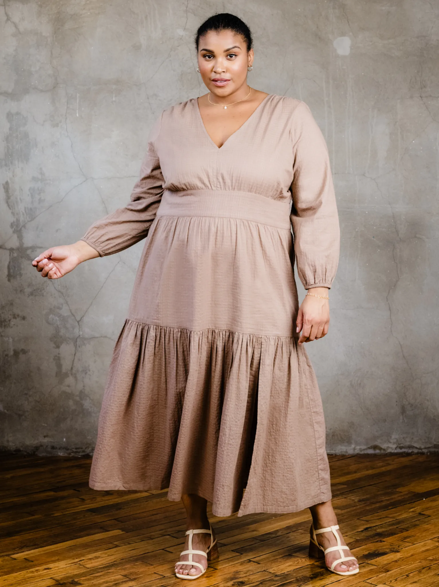 Leia Tiered Flowy Maxi Dress sold by Able product image thumbnail 2