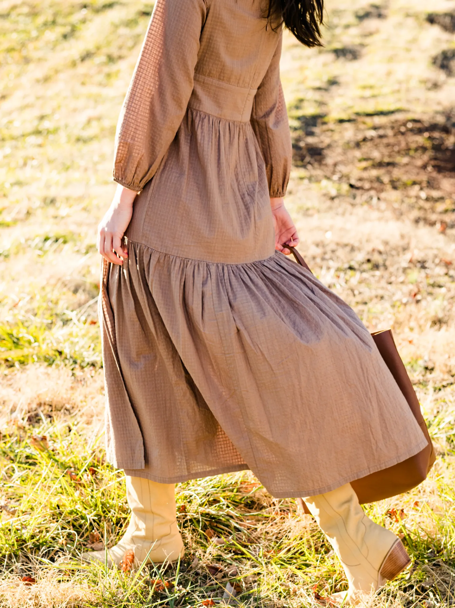 Leia Tiered Flowy Maxi Dress sold by Able product image thumbnail 4