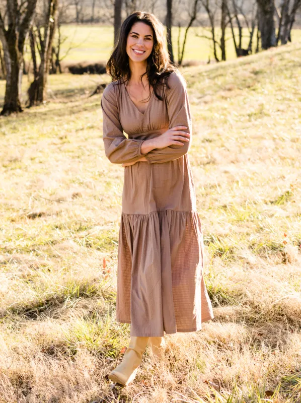 Leia Tiered Flowy Maxi Dress made by Able